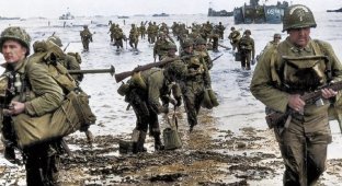 Годовщина высадки союзников в Нормандии: расцвеченные фото и поздравления ветеранам (38 фото)