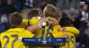 A team from a fishing village won the Swedish football championship.