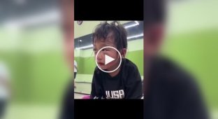 A girl, through tears and fatigue, achieved an impressive level of breakdancing