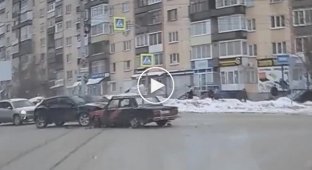 Driftun on Zhige from Izhevsk got into an accident