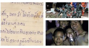 Тайские школьники передали родным записки со словами любви (10 фото + 1 видео)
