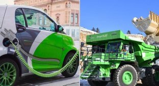 What does the largest electric car look like (4 photos)