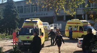 Трагедия в Керчи: взрыв в колледже унес жизни десяти человек (5 фото + 1 видео)