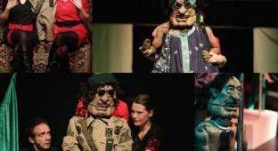 Кукольный спектакль про Каддафи (11 фото)