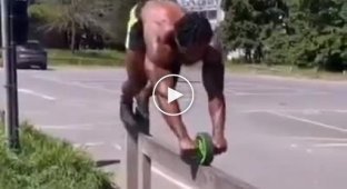 Спортивный батл между британцем и узбекистанцем