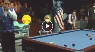 Snooker player in the pool: Jimmy White's incredible shot
