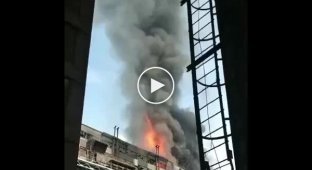 In the Rostov region, the building of the state district power station caught fire