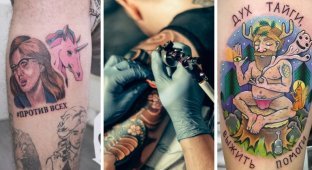 Самые необычные работы российских тату-мастеров (20 фото)