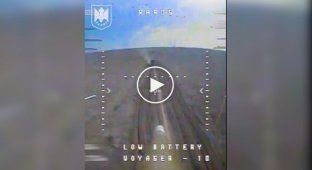 Dronari of the Rarog regiment burned an enemy Msta-S self-propelled gun