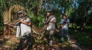 Во Флориде поймали невероятно огромного питона весом почти в 100 килограмм (2 фото)