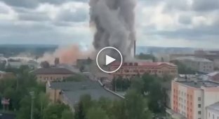In the suburbs there was a powerful explosion at the optical-mechanical plant in Sergiev Posad