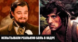 8 известных актеров, которые испытывали настоящую боль в кадре, но не вышли из образа (13 фото)