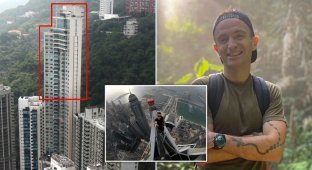 The famous thrill-seeker died after falling off the 68th floor (13 photos + 1 video)