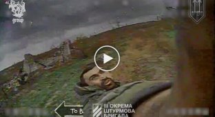 In the Kharkiv region, a Russian soldier tried to catch a kamikaze drone with his bare hands