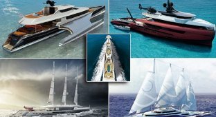 The most luxurious yachts of the future (15 photos)