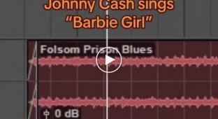 Песня Barbie Girl в исполнении Джонни Кэша