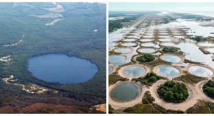 The mystery of the Caroline Bays: a cosmic strike or wind magic? (11 photos)