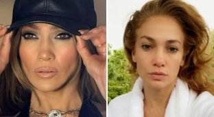 "До и после": знаменитости, которые не боятся показать себя без макияжа (12 фото)