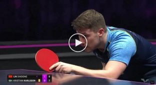 An interesting trick in table tennis