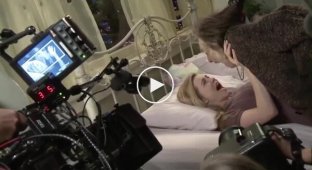 Как снимали одну из сцен ужастика «Затащи меня в ад»