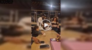 They held a gender reveal party right in a restaurant — the other patrons won’t soon forget it