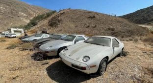 Сенсационная находка: в Южной Калифорнии обнаружили 13 классических Porsche в карьере (7 фото)