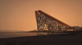 Gidori - a coastal resort that will be built in Saudi Arabia (9 photos + video)