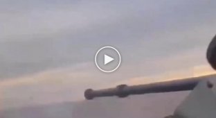 Ukrainian ATGM flew within centimeters of a Russian infantry fighting vehicle