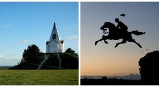 Monument on Farley Mount - a sign of love and devotion (11 photos)