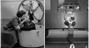 12 romantic photos taken during the war (13 photos)