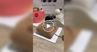 The Japanese invented “knitted” desserts