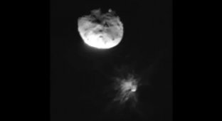 NASA впервые изменило орбиту астероида (2 фото)