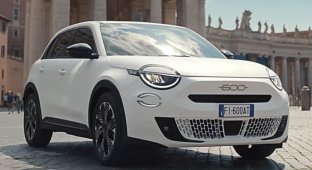 Fiat 500 increased, making it a crossover (5 photos + 1 video)
