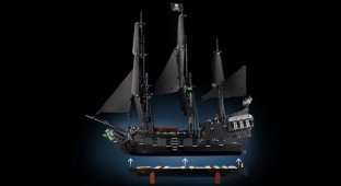 Что подарить мальчику за 30: Lego выпускает «Чёрную жемчужину» из «Пиратов Карибского моря» (5 фото)