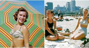 Ретро мода: девушки в купальниках из 40-х годов (30 фото)