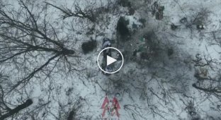 Відео роботи операторів дронів на передовій. Частина 7