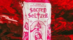 Alcoholic holy water "Sacred Seltzer" was released in the USA (3 photos)