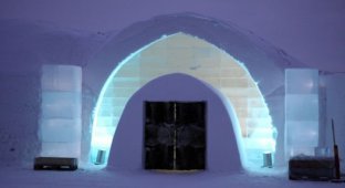 Гостиница из льда в стиле фильма Трон: Наследие