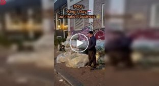 In the Netherlands, after King's Day, they are massively donating collected cans