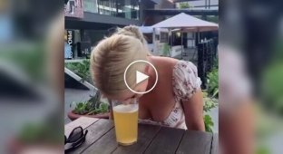 A glass of beer in 13 seconds
