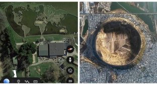30 неожиданных находок с Google Earth (31 фото)