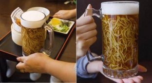 Лапша в пиве: японское решение для жарких дней (6 фото)
