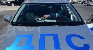 В Орехово-Зуево пьяный полицейский на служебном авто насмерть сбил молодую женщину (2 фото)