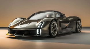 Porsche представила концепт-кар Mission X (6 фото)
