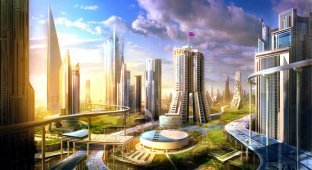 10 уникальных проектов города будущего (16 фото)