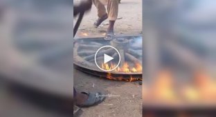 Пакистанский шиномонтаж