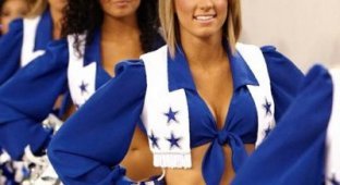 Милые девушки из группы поддержки Dallas Cowboys (100 фото)