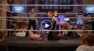 In Britain, a church began holding wrestling matches to attract parishioners