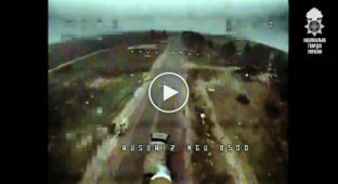 National Guardsmen destroyed Russian trucks in the Kherson region