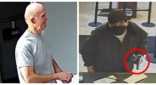 83-year-old bandit arrested again for bank robbery (4 photos)